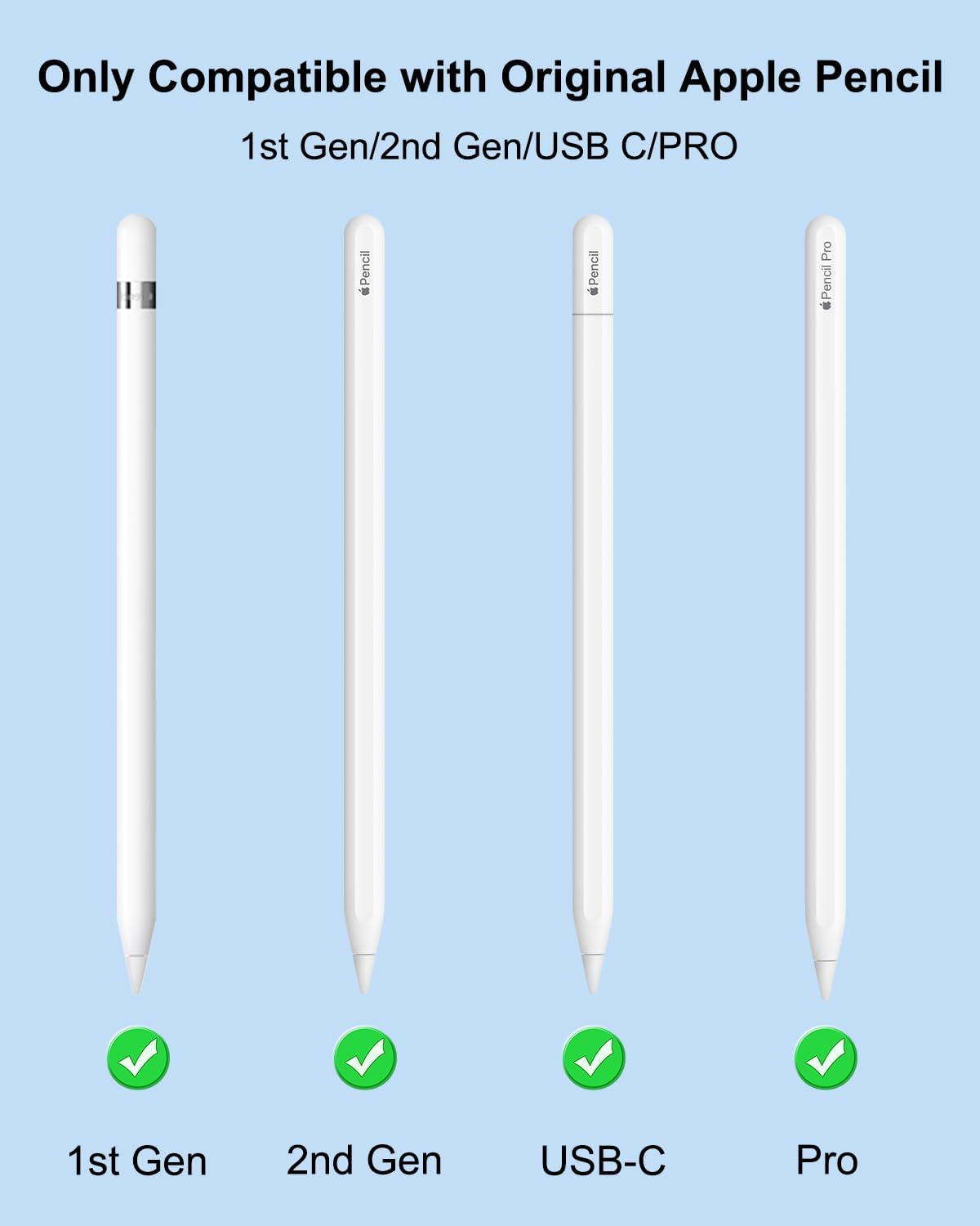 Amazon.co.jp: Apple Pencil Pro/第2世代/第1世代/USB C用交換用チップ